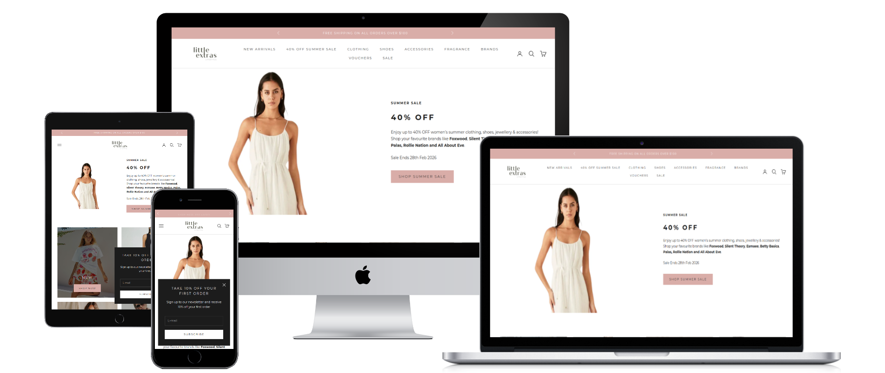 Little Extras Lifestyle Shopify boutique - women's clothing Forbes NSW